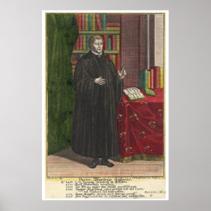 Poster Portrait de Martin Luther