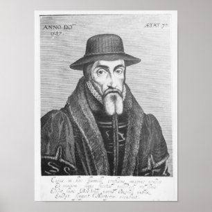 Poster Portrait de martyrologist de l'anglais de John