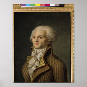 Poster Portrait de Maximilien de Robespierre