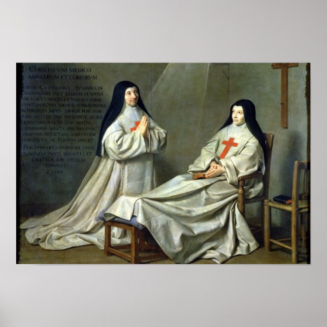 Poster Portrait de Mère Catherine-Agnes (Devant)