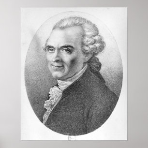 Poster Portrait de Michel-Jean Sedaine
