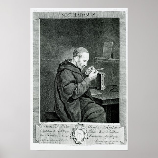 Poster Portrait de Michel Nostradamus (Devant)