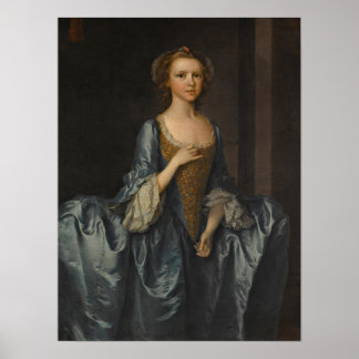 Poster Portrait De Mme Hibbert, Quand Une Fille