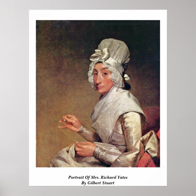 Poster Portrait De Mme Richard Yates Par Gilbert Stuart (Devant)