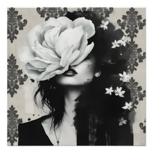 Poster Portrait de mode Abstrait