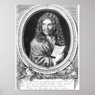 Poster Portrait de Moliere