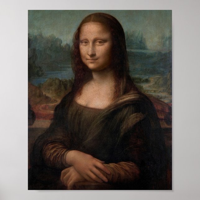 Poster Portrait de Mona Lisa de Léonard de Vinci (Devant)