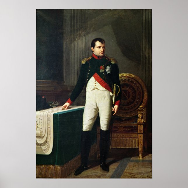 Poster Portrait de Napoléon Bonaparte 1809 (Devant)