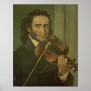 Poster Portrait de Niccolo Paganini