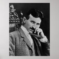 Portrait de Nikola Tesla