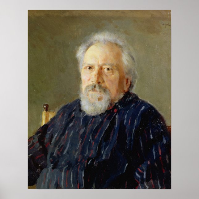 Poster Portrait de Nikolay Leskov (Devant)