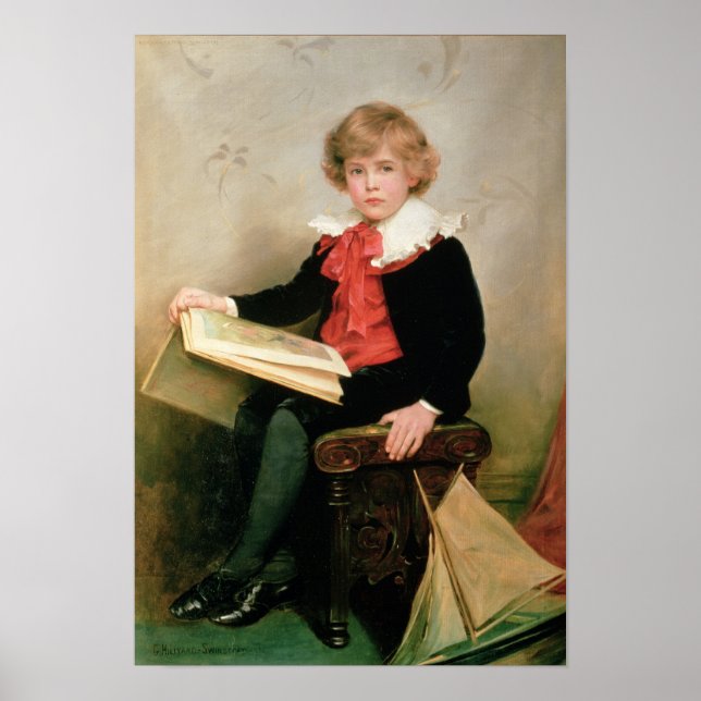 Poster Portrait de Norman Stewart Davies (Devant)