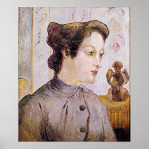Poster Portrait de Paul Gauguin d'une jeune femme, 1886