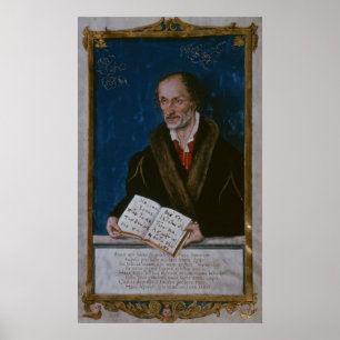 Poster Portrait de Philipp Melanchthon