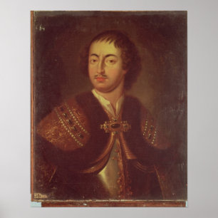 Poster Portrait de Pierre I
