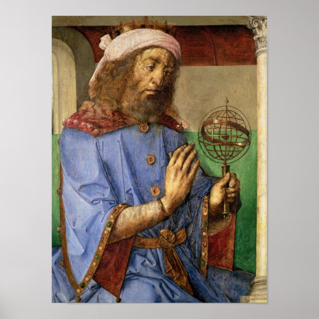 Poster Portrait de Ptolemy, c.1475 (Devant)