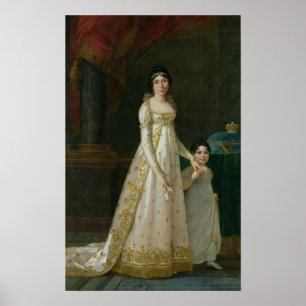 Poster Portrait de reine de Clary de Marie-Julie de