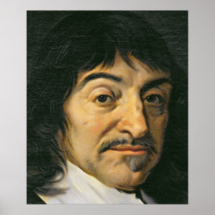 Poster Portrait de René Descartes c.1649