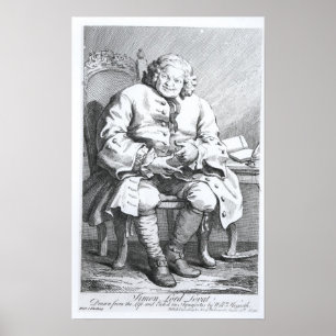 Poster Portrait de Simon Fraser, seigneur Lovat