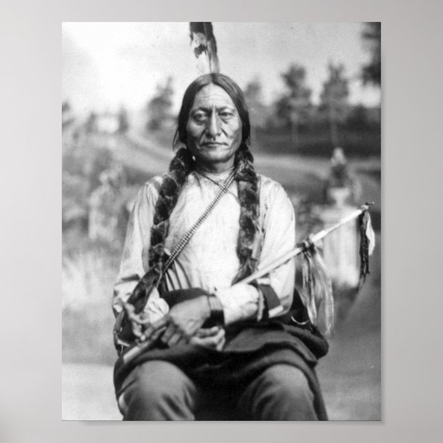 Poster Portrait de Sitting Bull (Devant)
