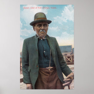 Poster Portrait de Siwash Chef de Fort Wrangle