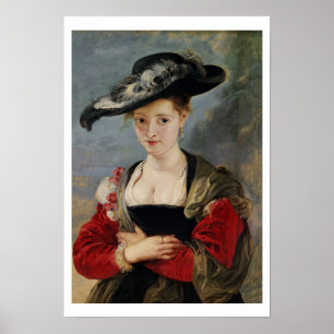 Poster Portrait de Susanna Lunden (?) (seau de Le Chapeau