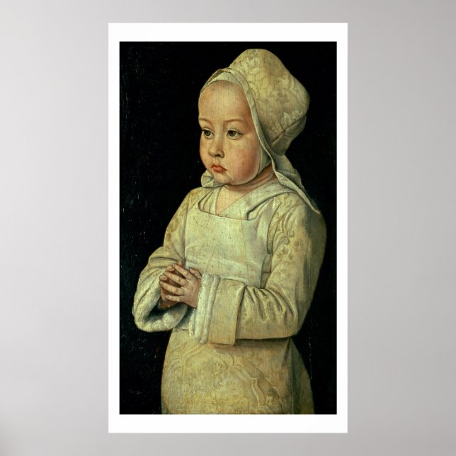 Poster Portrait de Suzanne de Bourbon (1491-1521) fille (Devant)