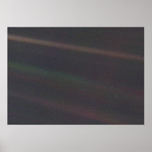 Poster Portrait de système solaire - la terre en tant que