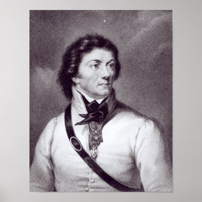 Poster Portrait de Tadeusz Kosciuszko (Devant)