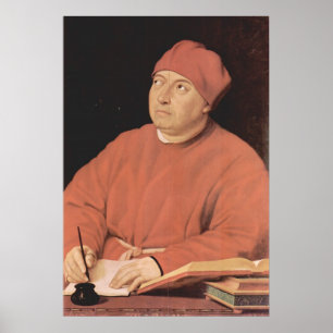 Poster Portrait de Tommaso 'Fedra' Inghirami par Raphael