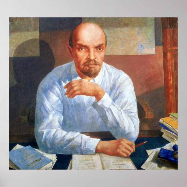 Poster Portrait de Vladimir Ilyich Lénine, 1934 (Devant)