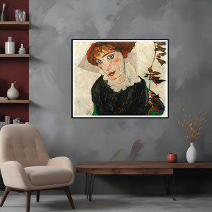 Poster Portrait de Wally Neuzil, Egon Schiele
