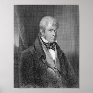 Poster Portrait de Walter Scott