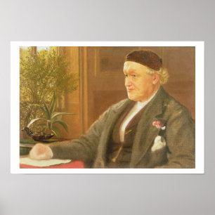 Poster Portrait de William Bell Scott (1811-90), 1886 (oi