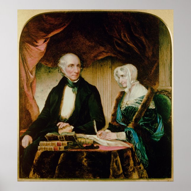 Poster Portrait de William et Mary Wordsworth, 1839 (Devant)