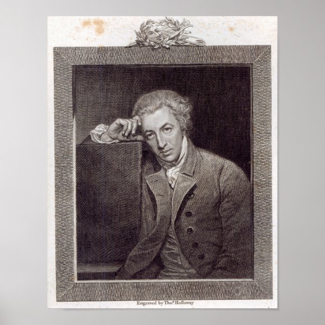 Poster Portrait de William Hayley (Devant)