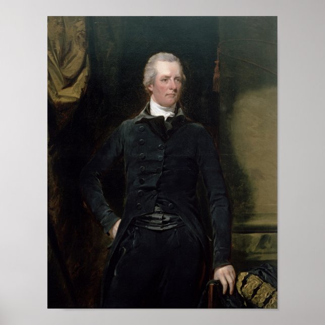Poster Portrait de William Pitt le Jeune (Devant)