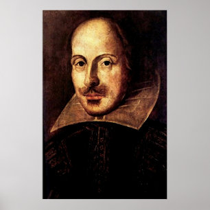 Poster Portrait de William Shakespeare