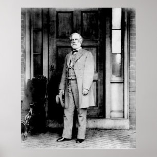 Poster Portrait debout du Général Robert E. Lee