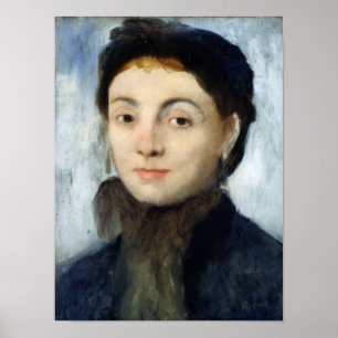 Poster Portrait d'Edgar Degas de Josephine Gaujelin,