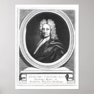 Poster Portrait d'Edmond Halley