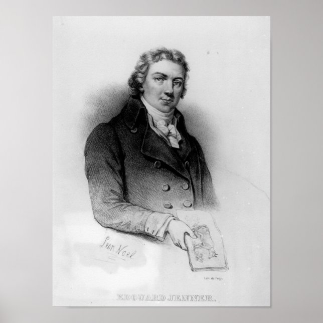 Poster Portrait d'Edward Jenner (Devant)