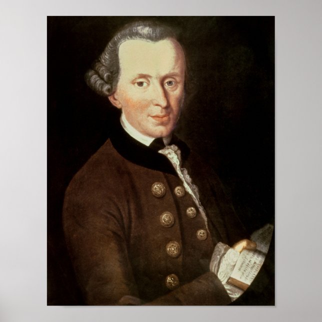 Poster Portrait d'Emmanuel Kant (Devant)