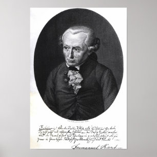 Poster Portrait d'Emmanuel Kant