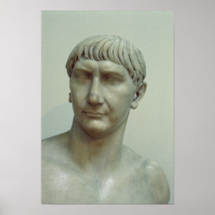 Poster Portrait d'empereur Trajan