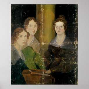Poster Portrait des Soeurs Bronte, c.1834