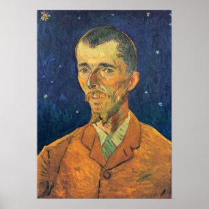 Poster Portrait d'Eugene Boch par Vincent van Gogh