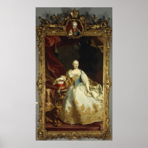 Poster Portrait d'impératrice Maria Theresa