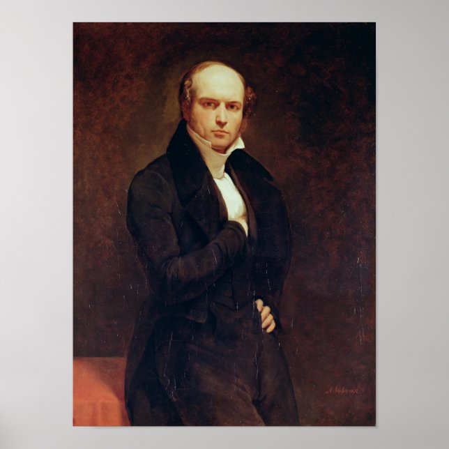 Poster Portrait d'Odilon Barrot (Devant)