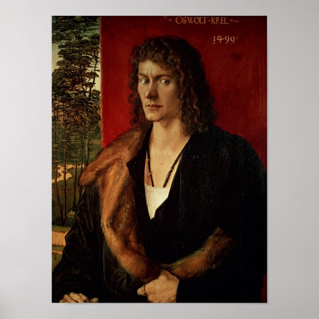 Poster Portrait d'Oswolt Krel, 1499 (Devant)